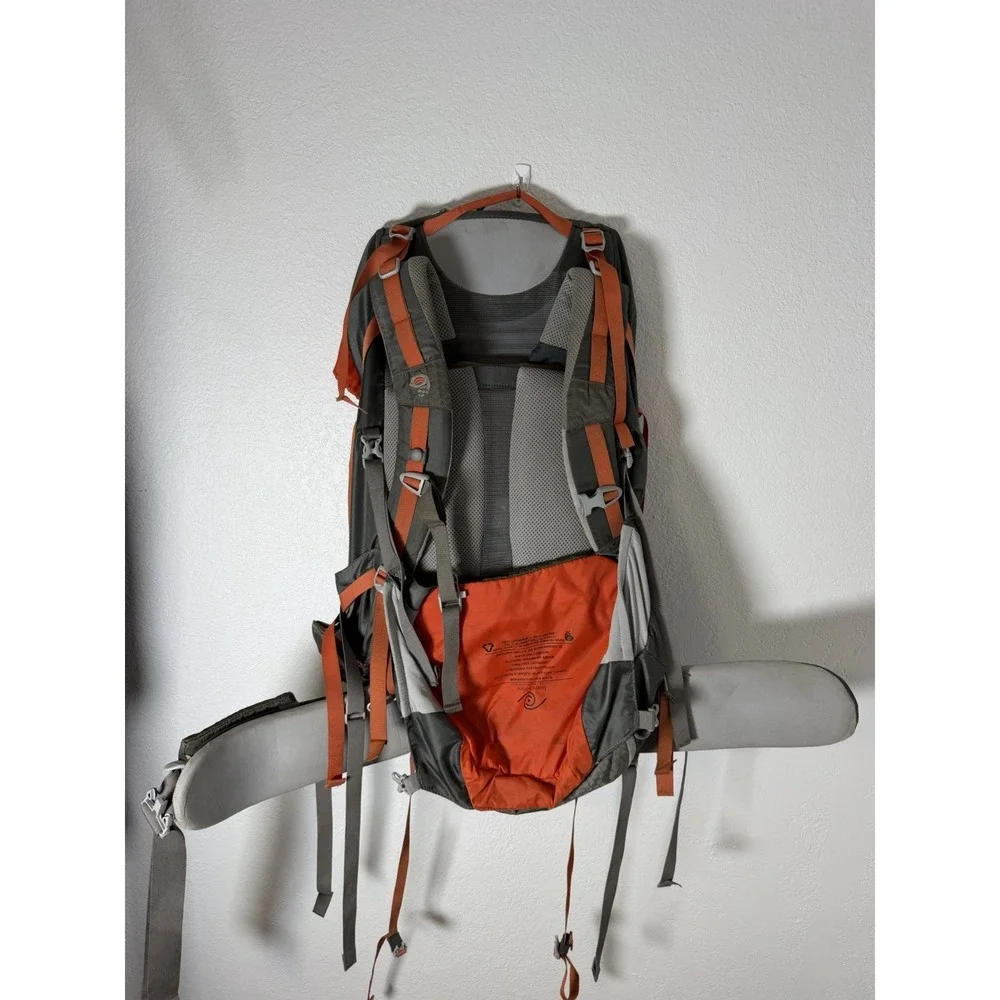 Mountain Hardwear Ozonic 50L Backpack Hiking Camping Pack Gray Orange